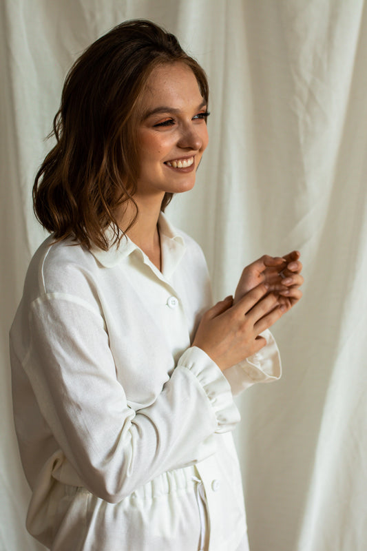 Linen Pajamas Set for Women