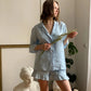 Handmade Linen Pajama Set: Women's Sleepwear, Plus Size Available