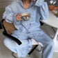 Handmade Linen Pajama Set: Soft Long Sleeve Sleepwear
