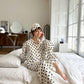 Handmade Linen Pajama Set: Soft Long Sleeve Sleepwear