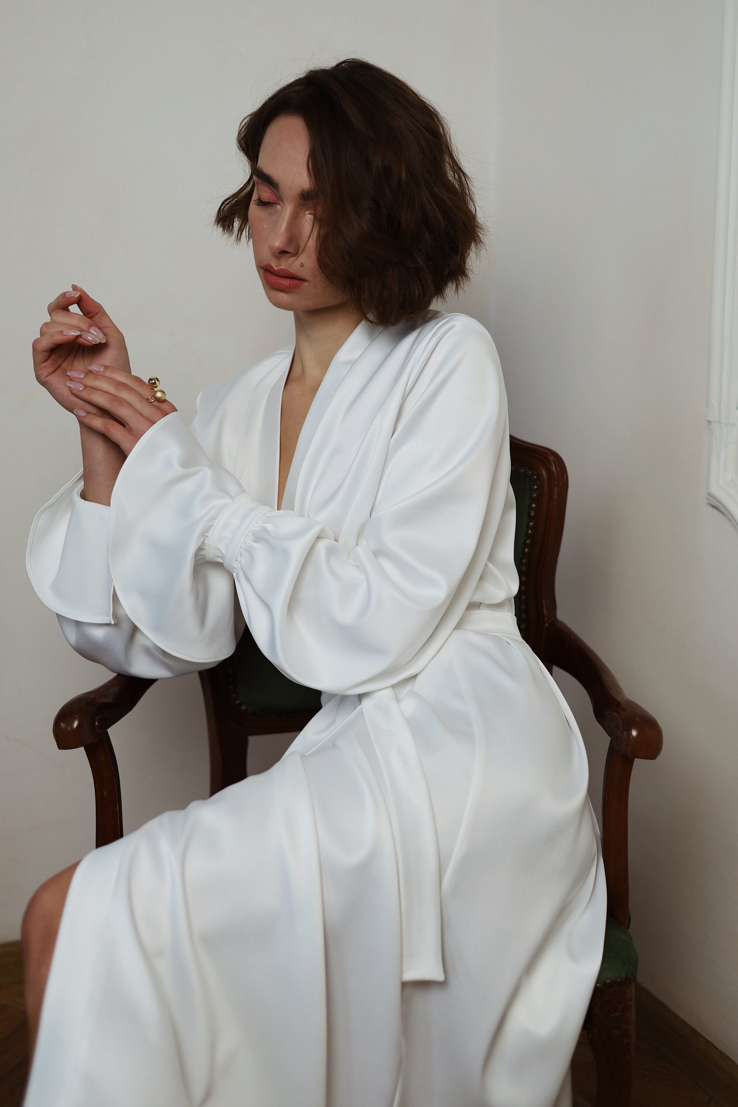 Wedding Morning Outfit for Bride